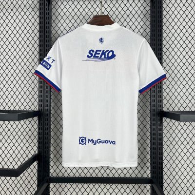 Alternative view of Rangers FC Soccer Jersey Away Custom Shirt 2025/26