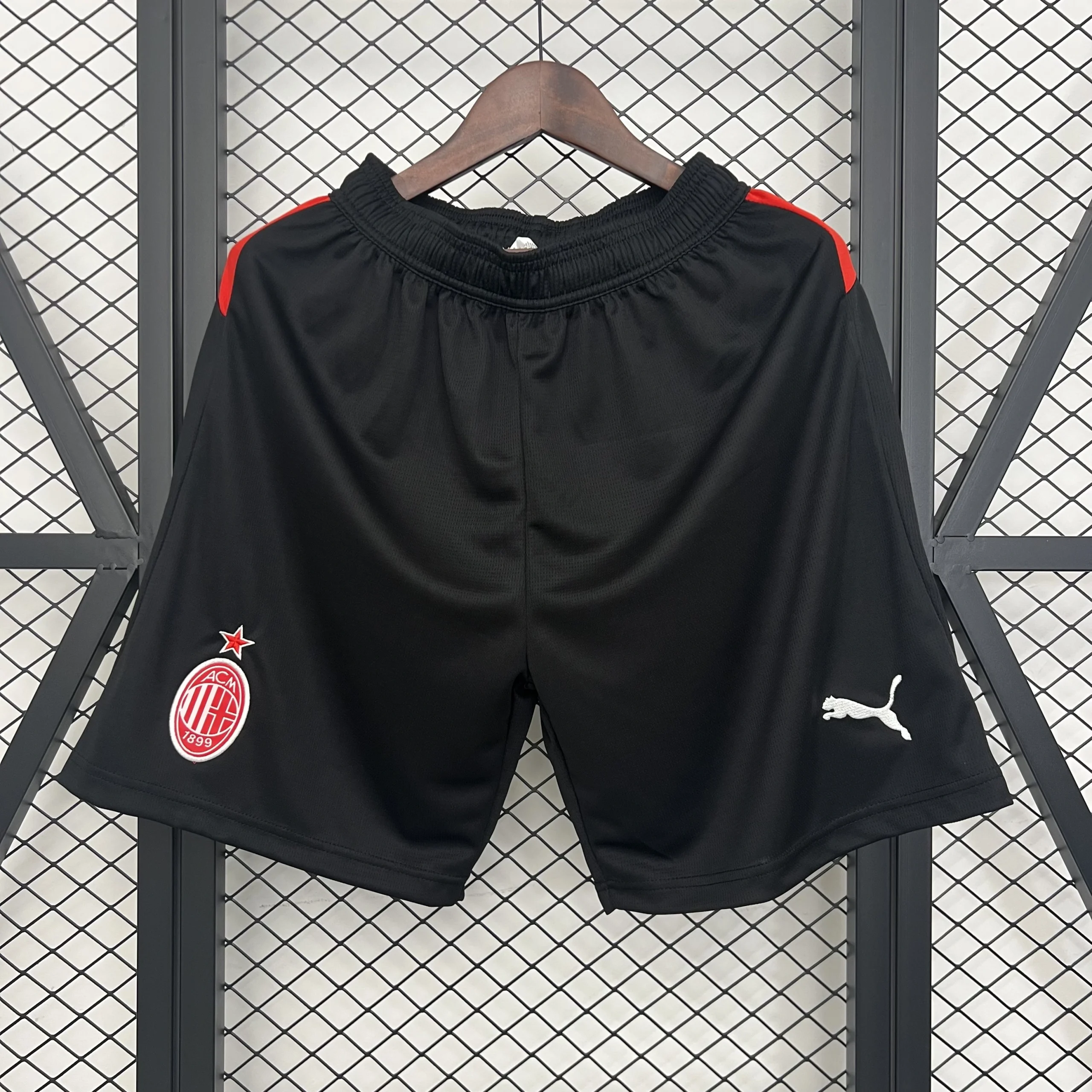 AC Milan Soccer Jersey Home Custom Shorts 2025/26