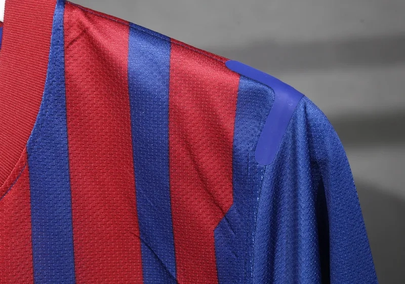 Barcelona Retro Jersey Home Long Sleeve Soccer Shirt 2011-12 - Image 6
