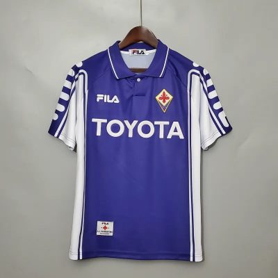 Fiorentina Retro Soccer Jersey Home Custom Shirt 1999/00