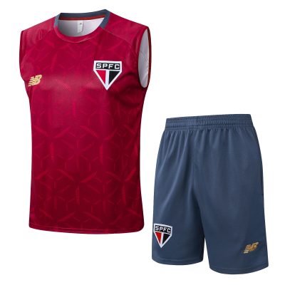 Sao Paulo FC Sleeveless Training Kit Red 2025