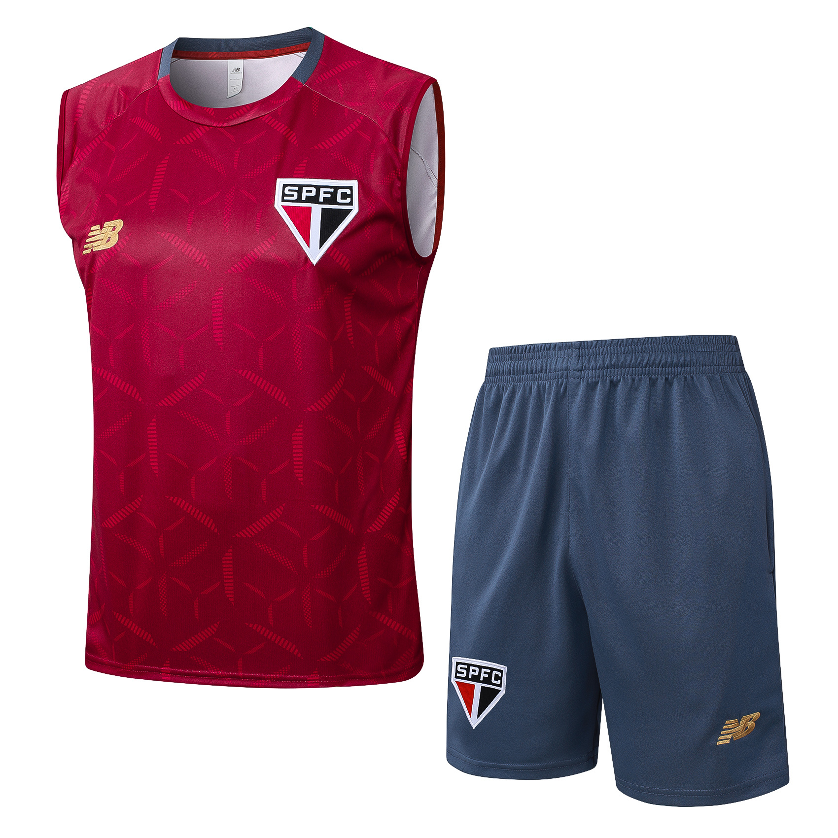 Sao Paulo FC Sleeveless Training Kit Red 2025