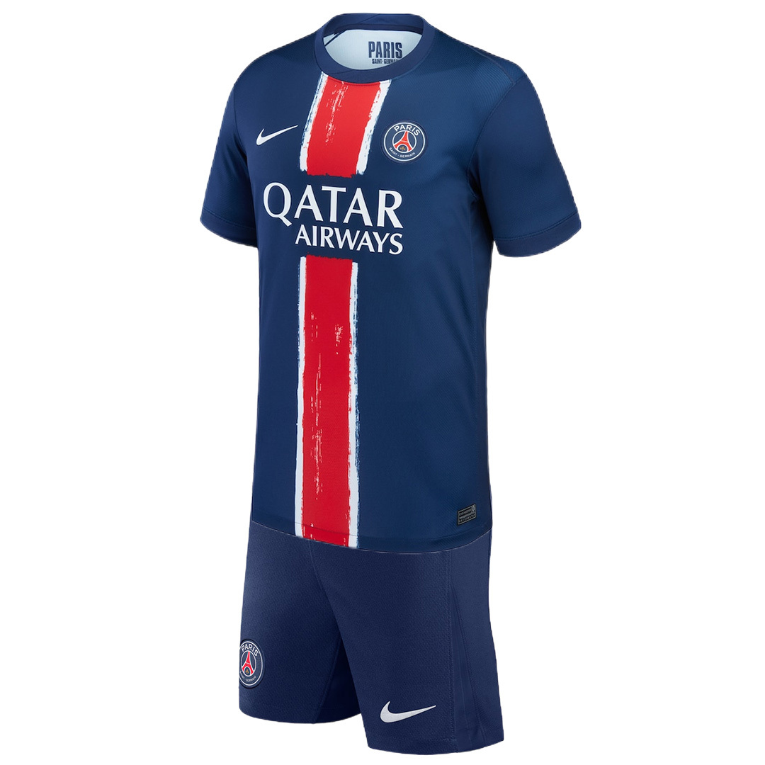 PSG Soccer Jersey Home Kids Kit Jersey+Shorts 2024/25 - Image 3