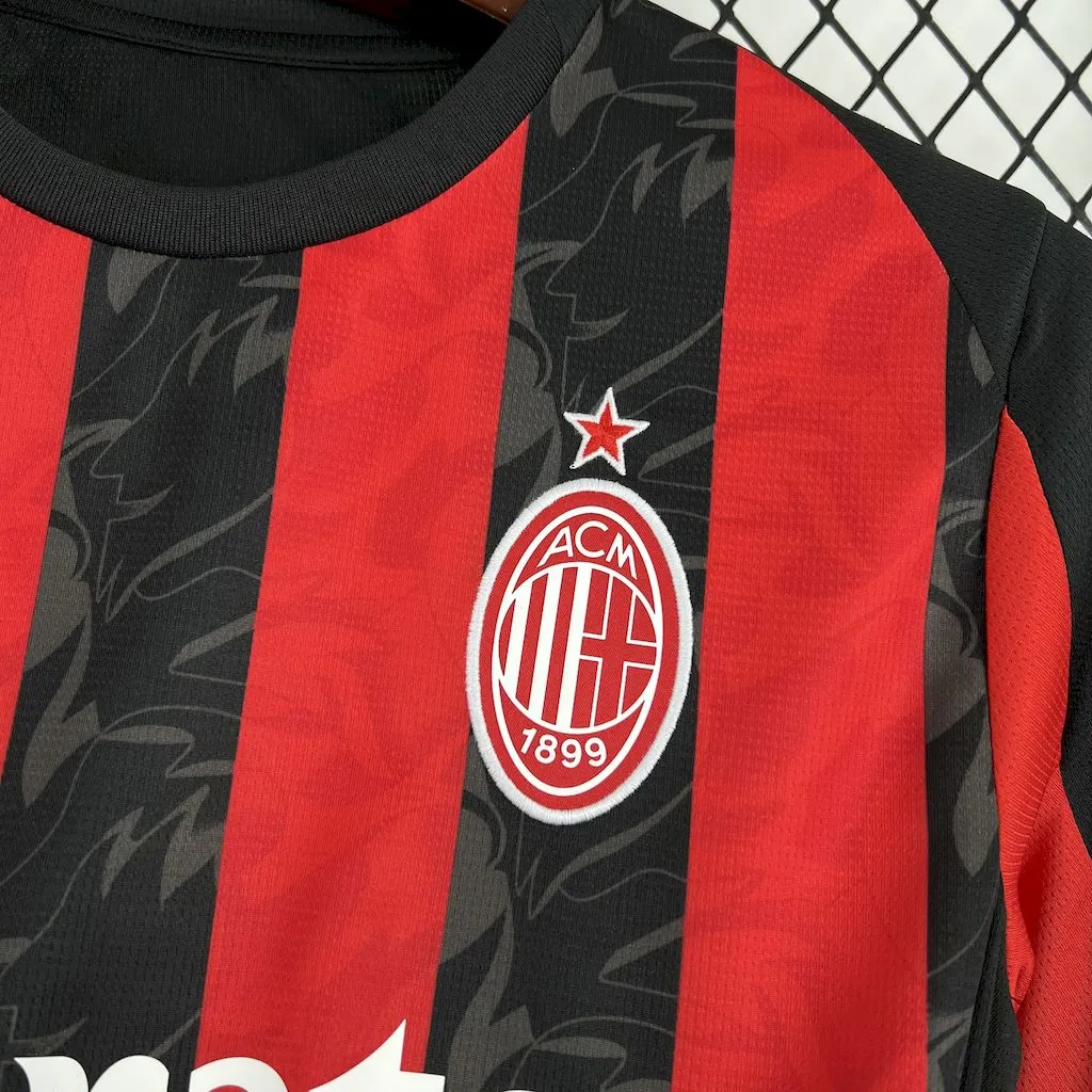 AC Milan Soccer Jersey Home Custom Shirt 2025/26 - Image 3