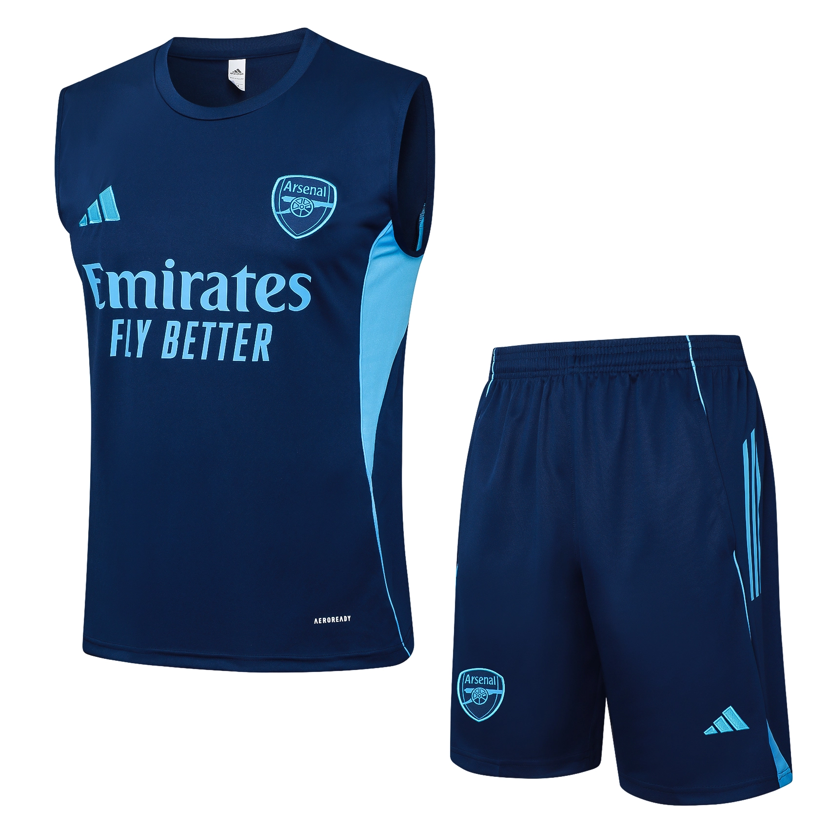 Arsenal Sleeveless Training Kit Blue 2025/26