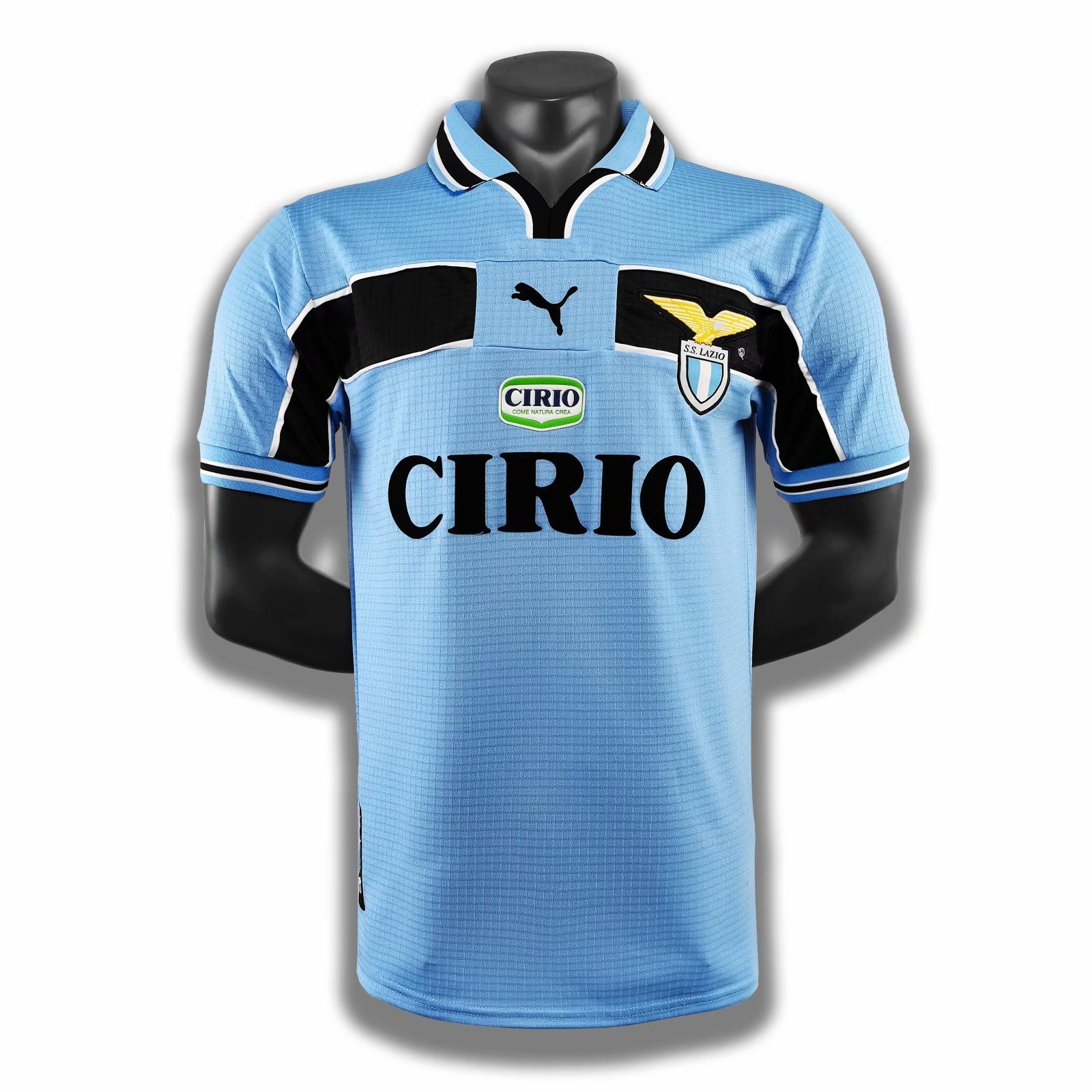 Lazio Retro Soccer Jersey Home Custom Shirt 1998/99 - Image 2