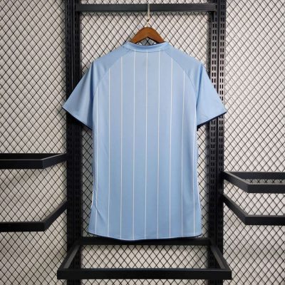 Alternative view of Manchester City Retro Home Football Jersey Shirt 2007/08
