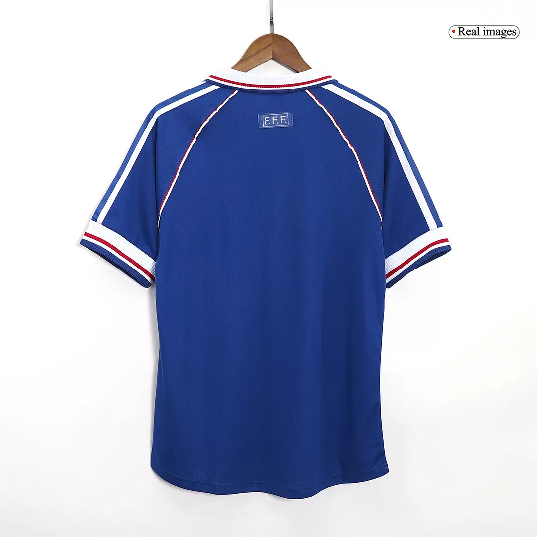 France Retro Soccer Jersey Home Custom Shirt 1998 - Image 2