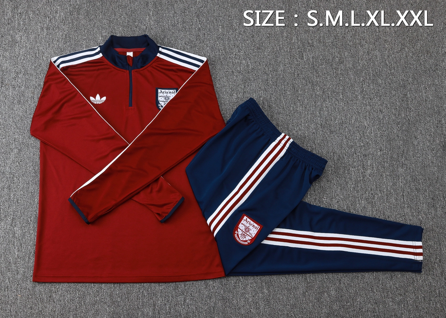 Arsenal Training Kit (Sweatshirt+Pants) Red 2025/26 - Image 4