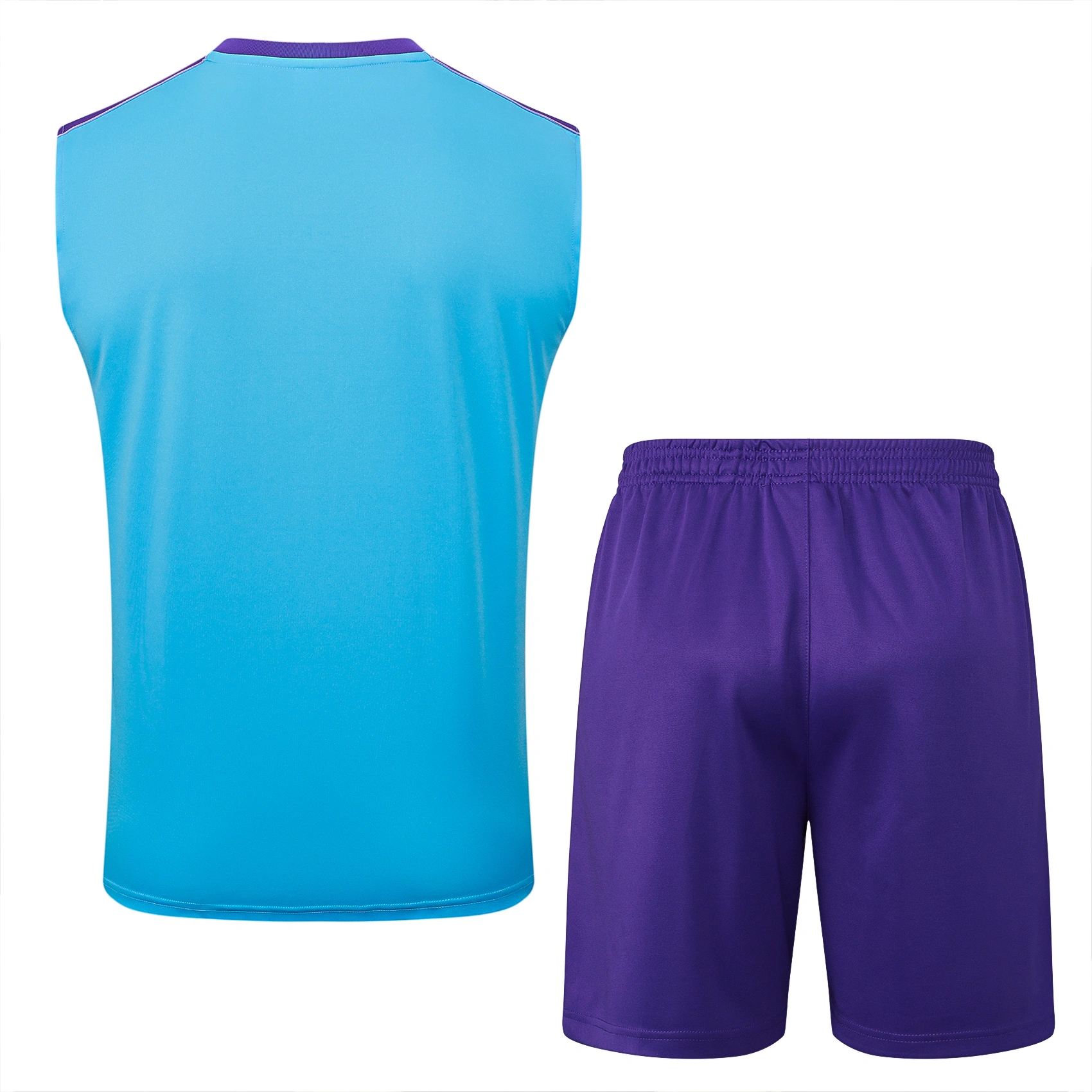 Real Madrid Sleeveless Training Kit Blue 2025/26 - Image 2