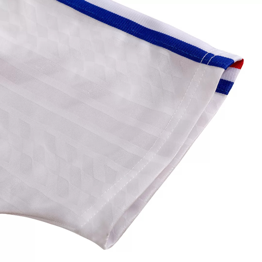 France Retro Soccer Jersey Away Custom Shirt World Cup 1994 - Image 6