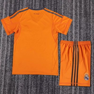Alternative view of Real Madrid Retro Jersey Third Away Kids Kit Jersey+Shorts 2013/14