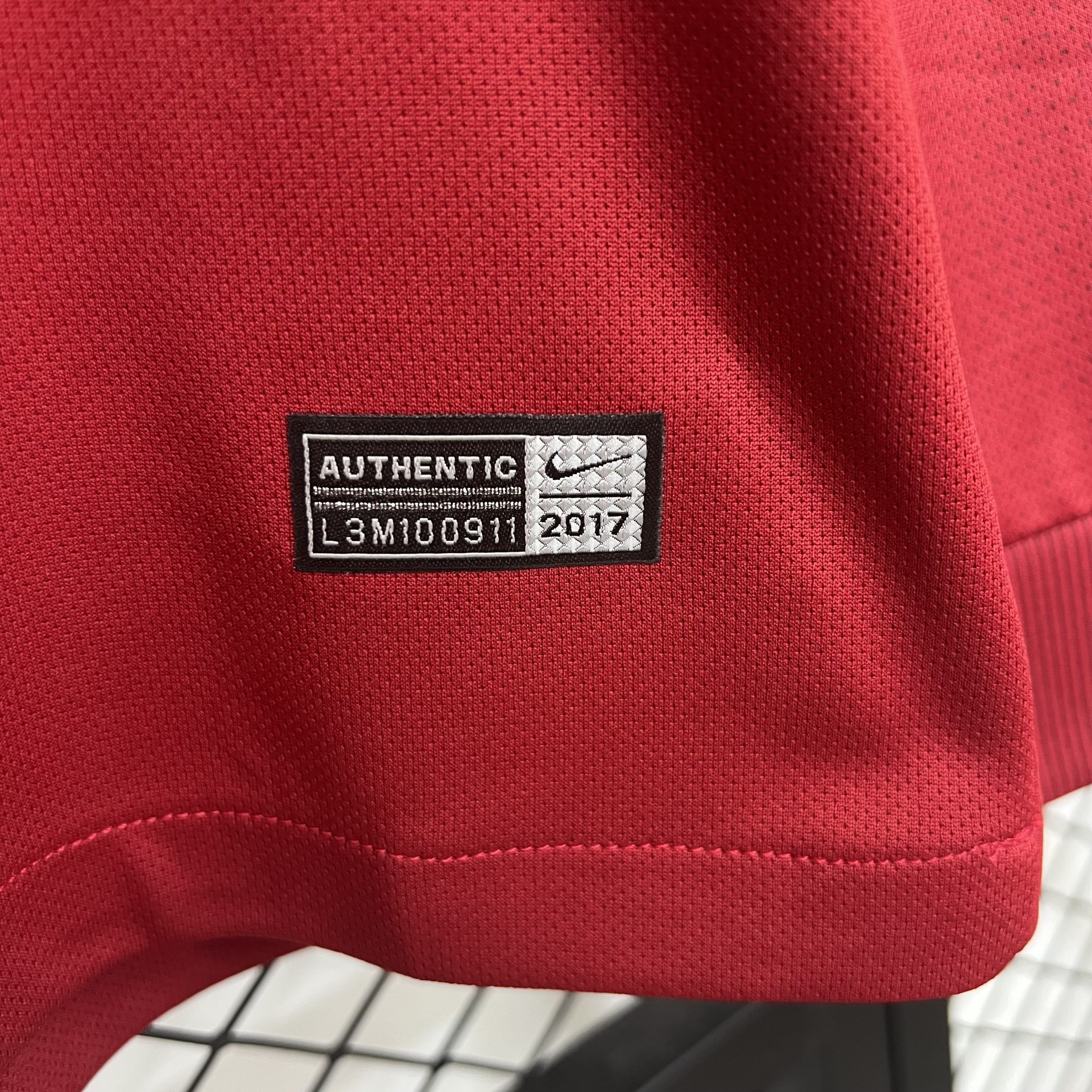 Roma Retro Soccer Jersey Home Long Sleeve Custom Shirt 2017/18 - Image 5