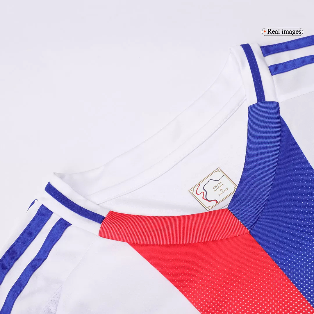 Olympique Lyonnais Football Jersey Home Custom Shirt 2024/25 - Image 6