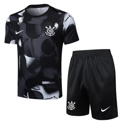 Corinthians Training Jersey Kit Black 2025