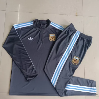 Alternative view of Kids Argentina Training Kit (Sweatshirt+Pants) Deep Grey 2025