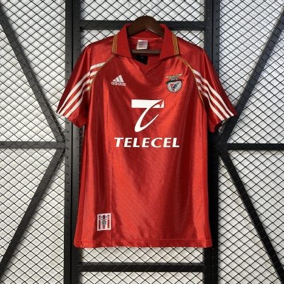 Benfica Retro Soccer Jersey Home Custom Shirt 1998/99