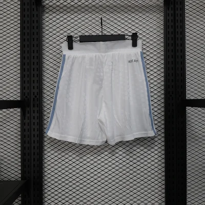 Alternative view of Argentina  Soccer Jersey White Shorts 2025
