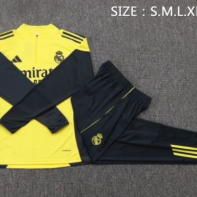 Alternative view of Real Madrid Training Kit (Sweatshirt+Pants) Yellow 2025/26