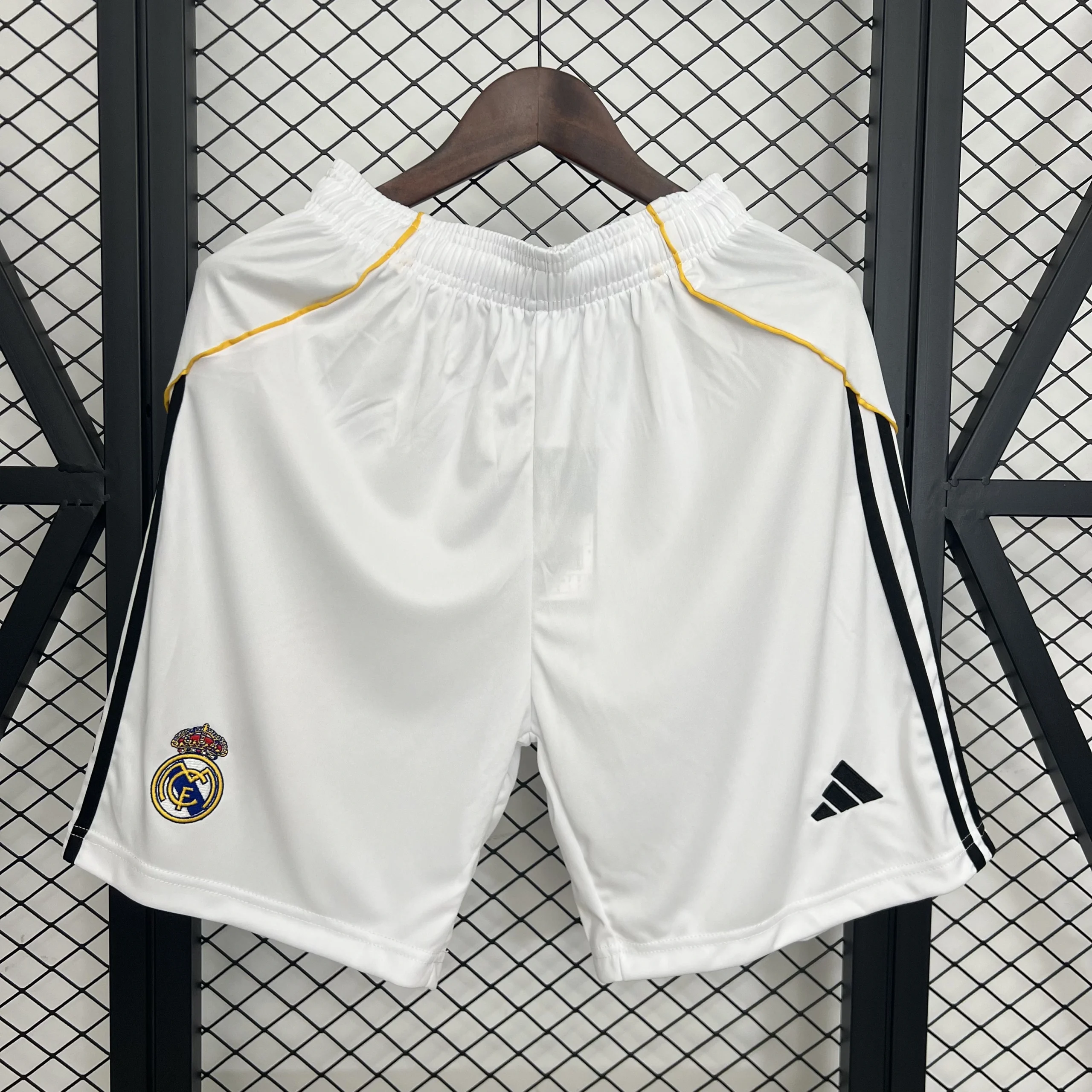 Real Madrid Soccer Shorts Custom Home 2025/26
