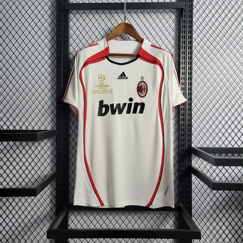 Kaká #22 AC Milan Retro Soccer Jersey Away UCL Final Custom Shirt 2006/07 - Image 2