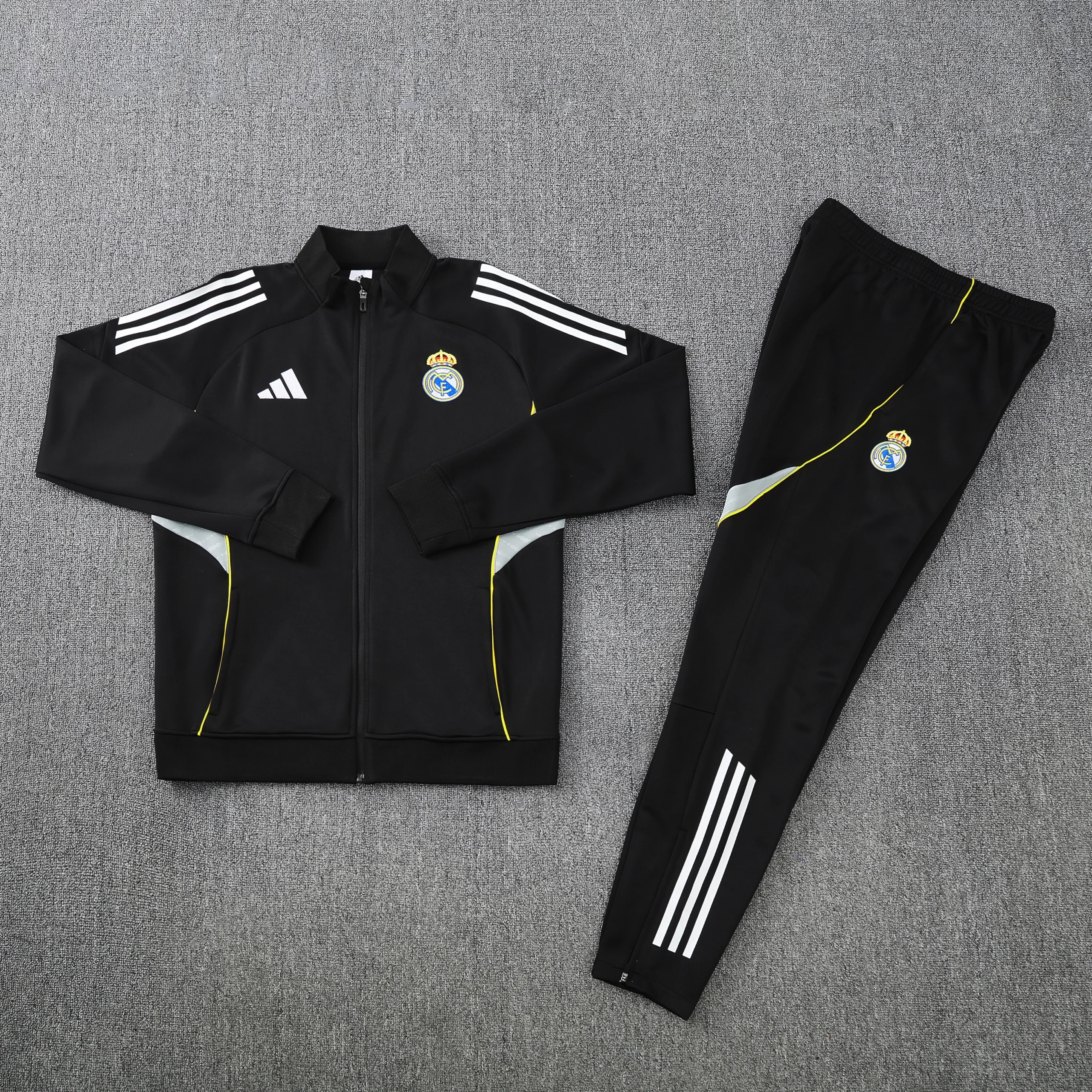 Real Madrid Training Kit (Jacket+Pants) Black 2025/26 - Image 5