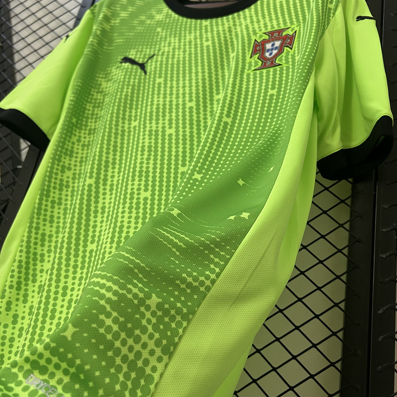 Portugal Soccer Jersey Green Goalkeeper Custom Shirt 2025 - Image 5