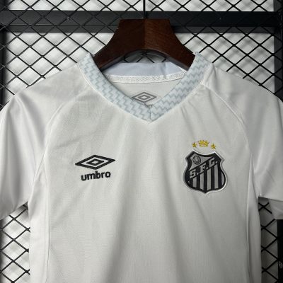 Alternative view of Santos FC Soccer Jersey Home Kids Kit Jersey+Shorts 2025