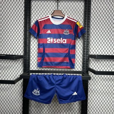 Newcastle United Football Jersey Away Kids Kit Jersey+Shorts 2024/25