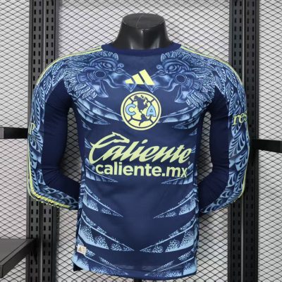 Club America Soccer Jersey Away Long Sleeve Shirt 2025/26