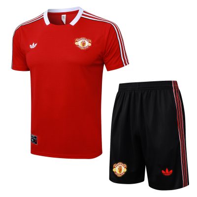 Manchester United Training Jersey Kit Red 2025/26