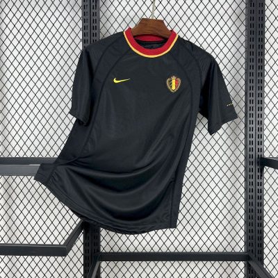 Belgium Retro Soccer Jersey Away Custom Shirt 2000