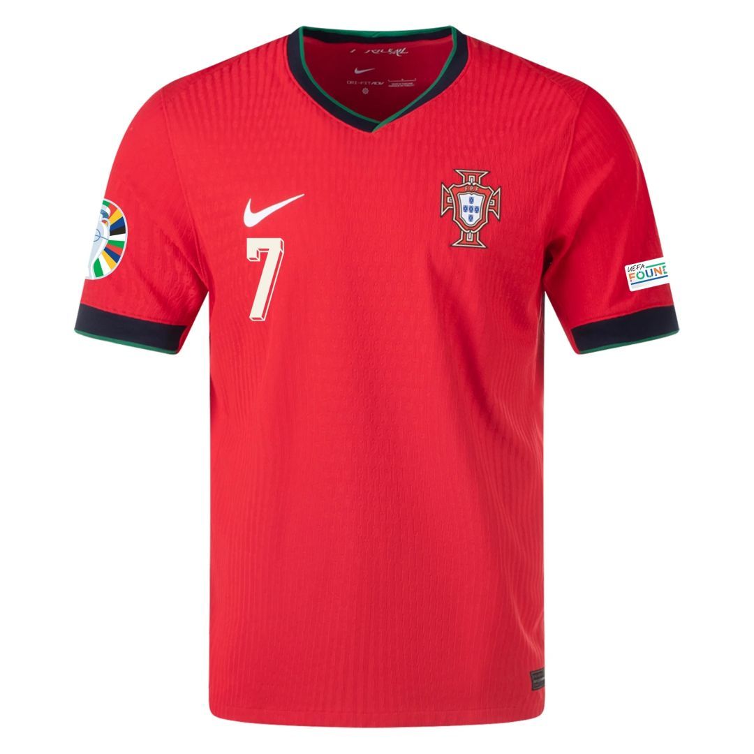 Ronaldo #7 Portugal Soccer Jersey Home Shirt EURO 2024 - Image 2