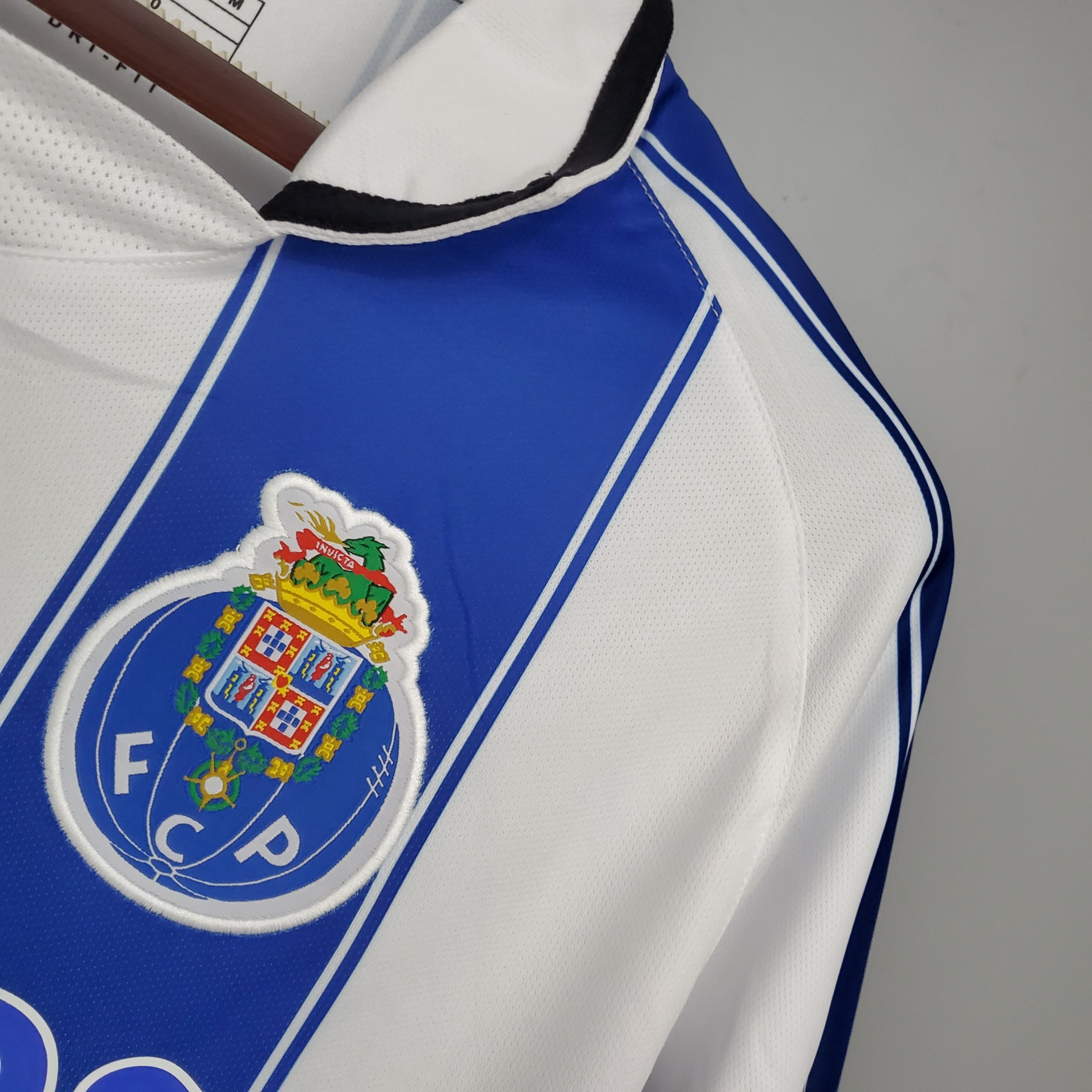 FC Porto Retro Soccer Jersey Home Custom Shirt 2003/04 - Image 3