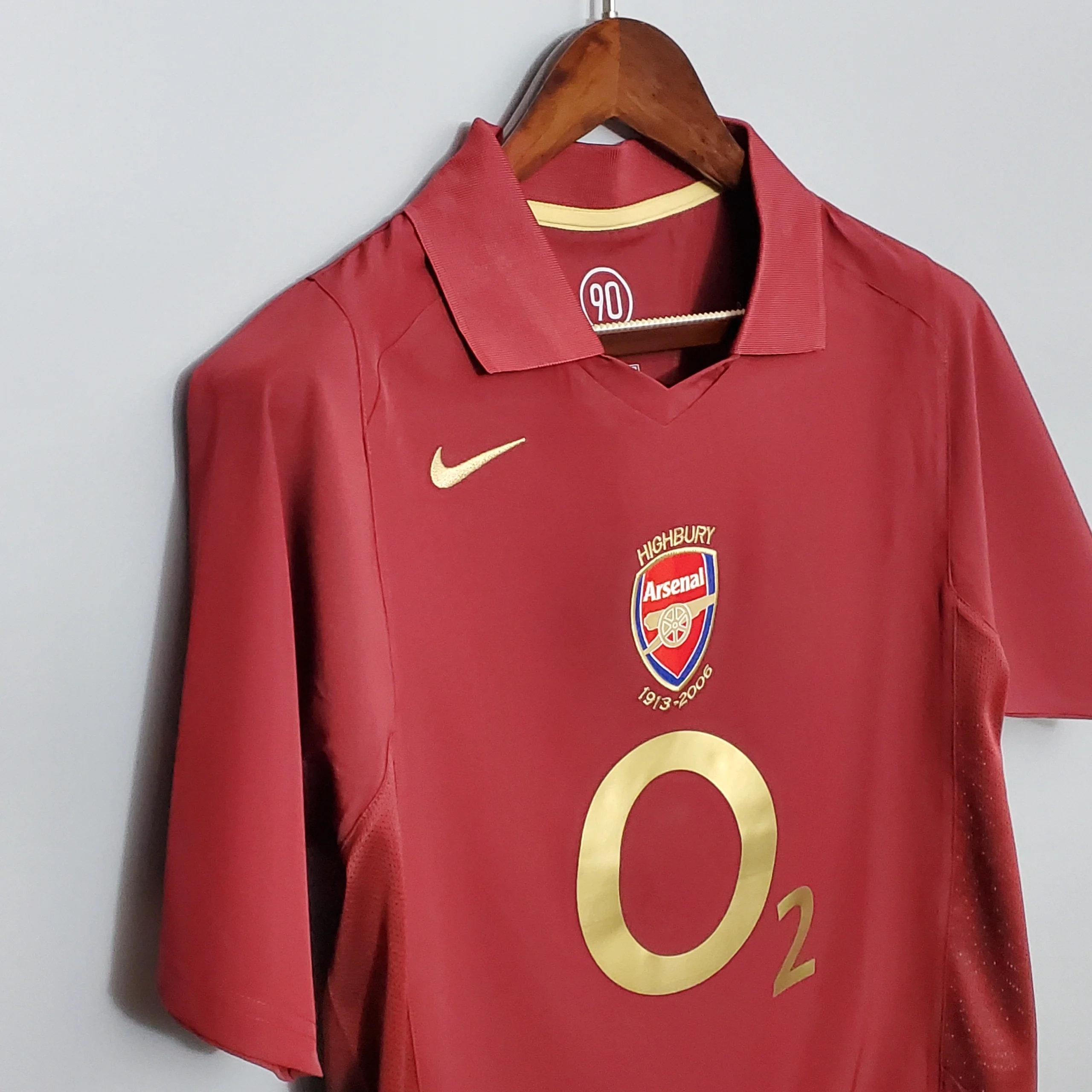 Arsenal Soccer Retro Jersey Home Custom Shirt 2005/06 - Image 4