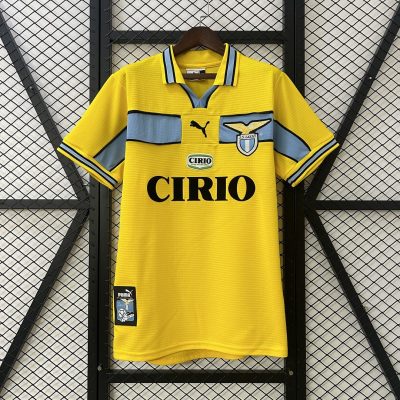 Lazio Retro Soccer Jersey Away Custom Shirt 1998-00