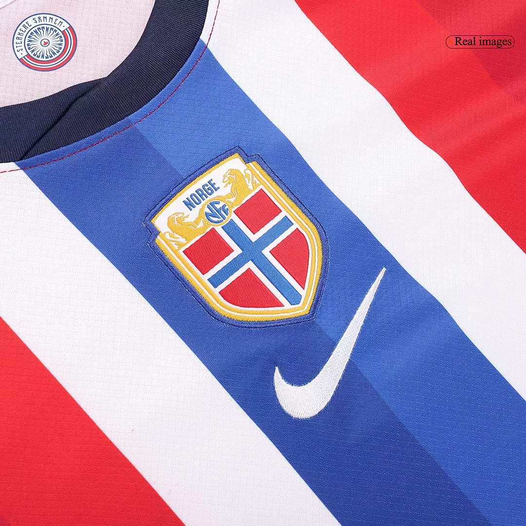 Norway Soccer Jersey Home Custom Shirt 2024 - Image 5