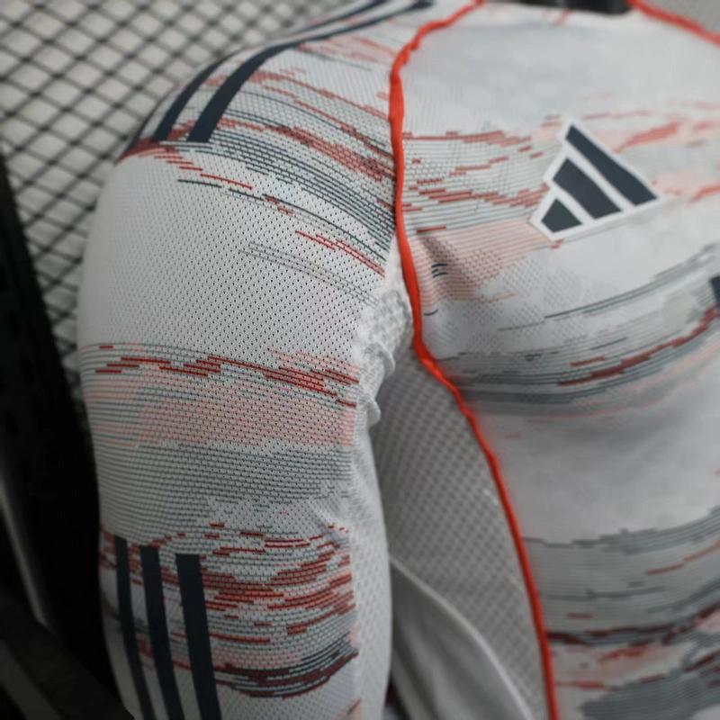 Bayern Munich Soccer Jersey Away Long Sleeve Shirt 2025/26 - Image 6