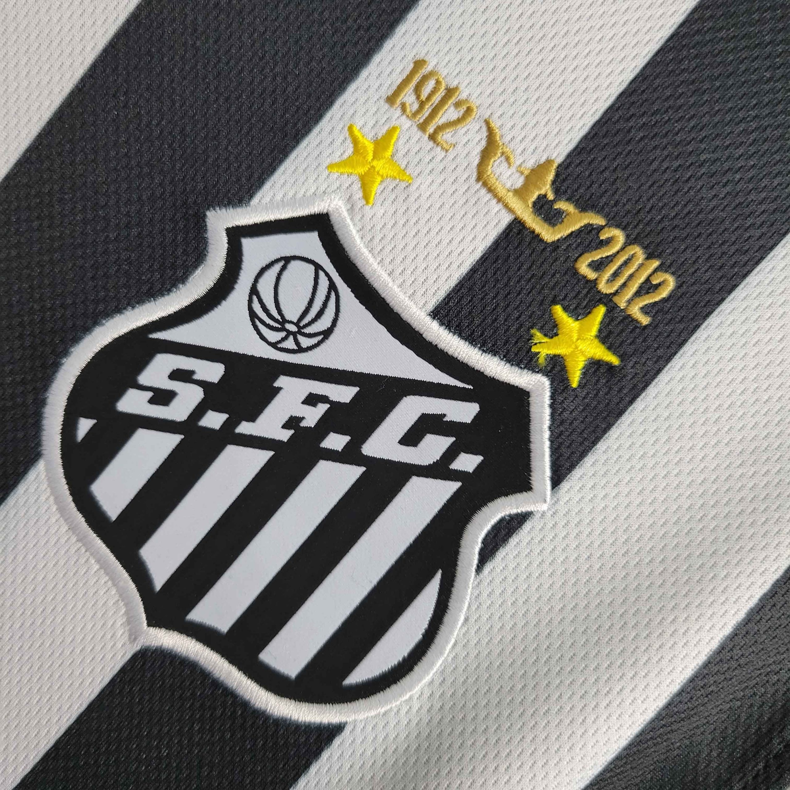 Santos FC Retro Soccer Jersey Away Custom Shirt 2012 - Image 4