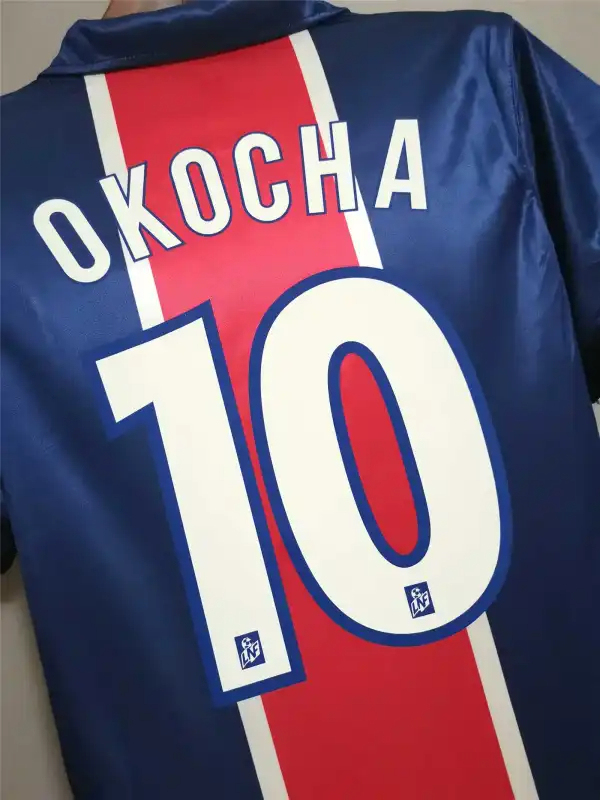 PSG Retro Jersey Home Soccer Shirt 1998/99 - Image 4