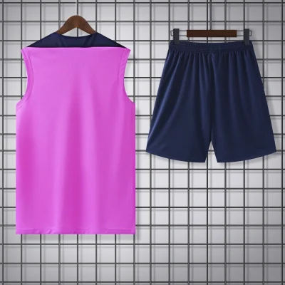 Alternative view of Barcelona Sleeveless Training Kit Purple 2025/26