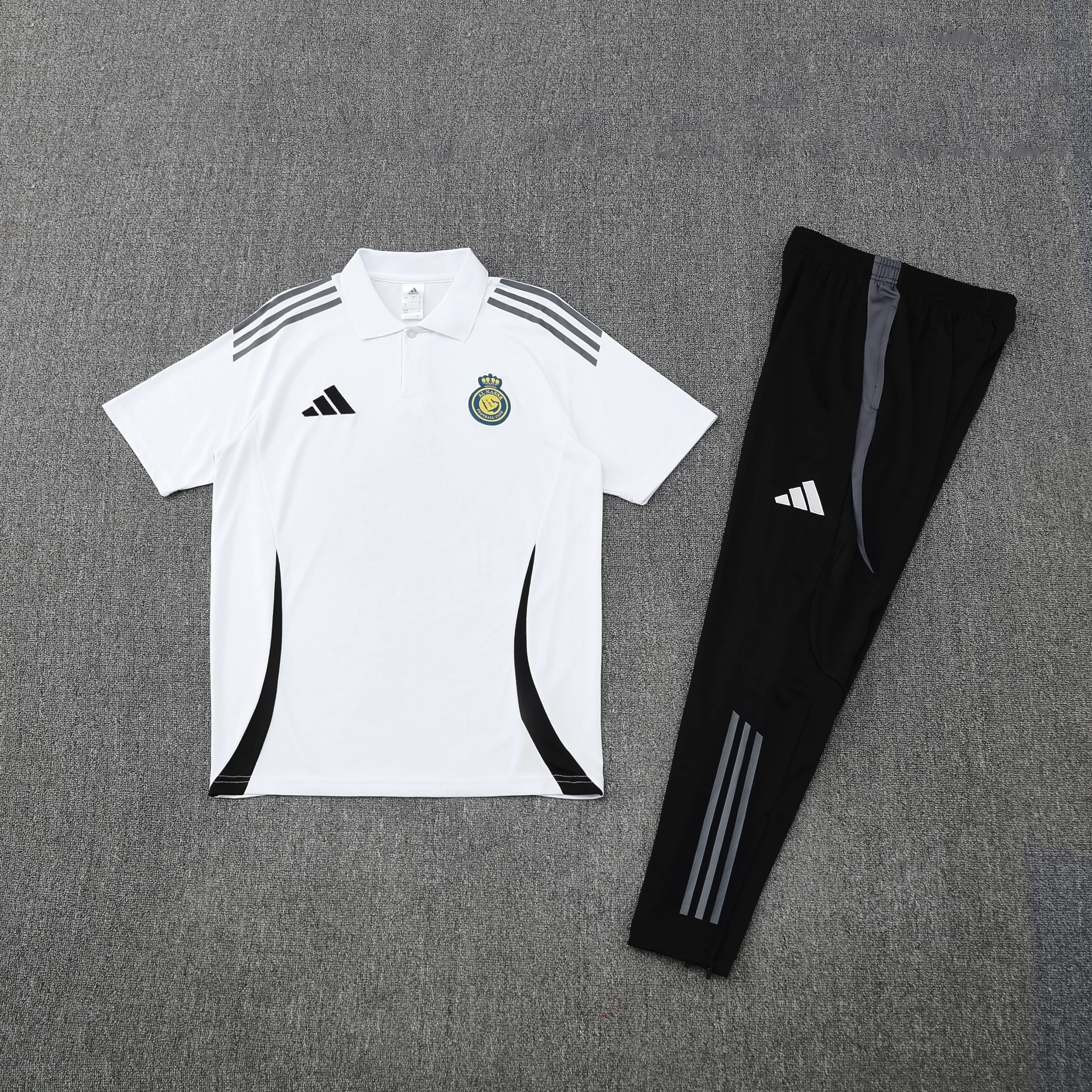 Al Nassr Training Kit (Polo+Pants) White 2025/26 - Image 3