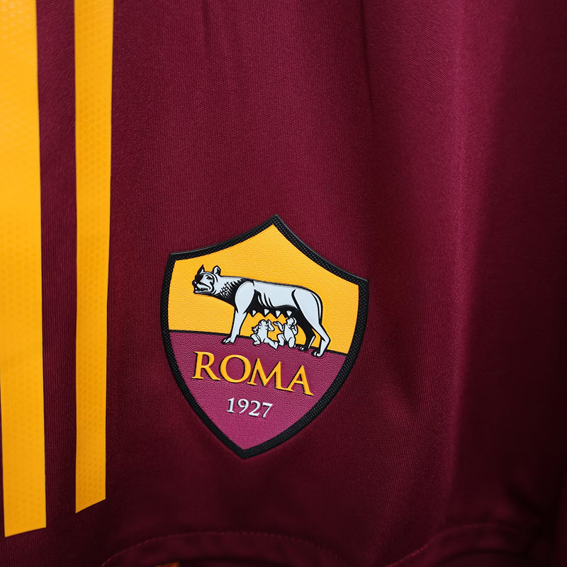 Roma Soccer Jersey Home Shorts 2025/26 - Image 3