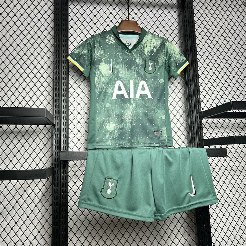 Tottenham Hotspur Football Jersey Third Away Kids Kit Jersey+Shorts 2024/25 - Image 6