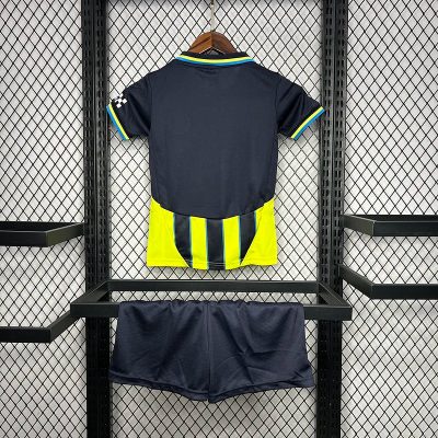Alternative view of Manchester City Away Kids Kit Jersey+Shorts 2024/25