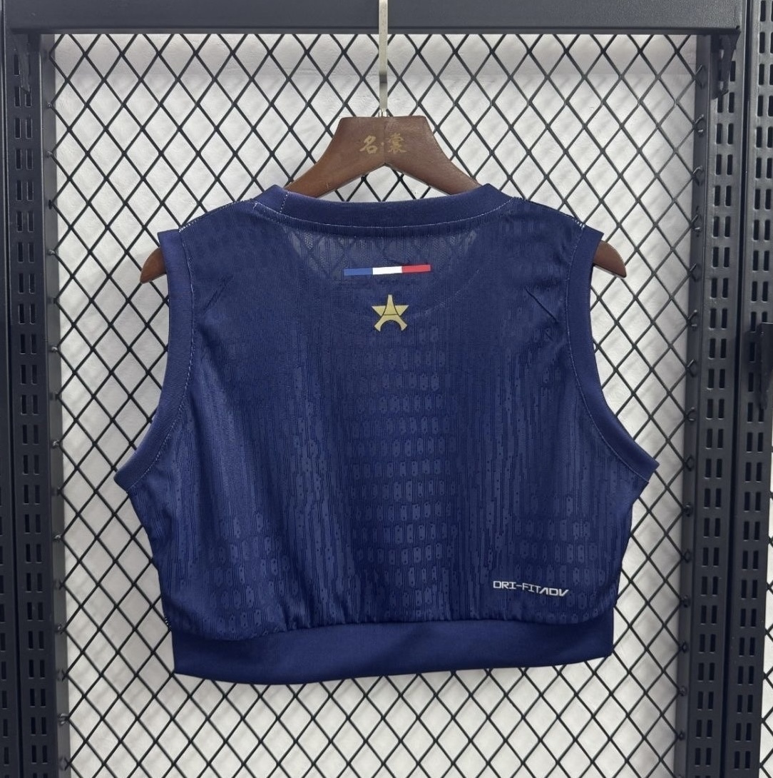 PSG Soccer Jersey Home Women's Vest 2024/25 - Image 2