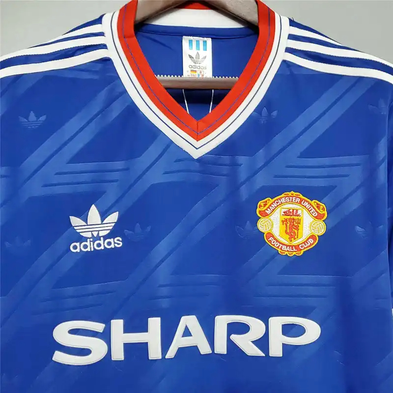 Manchester United Retro Home Football Jersey Shirt 1986/88 - Image 3
