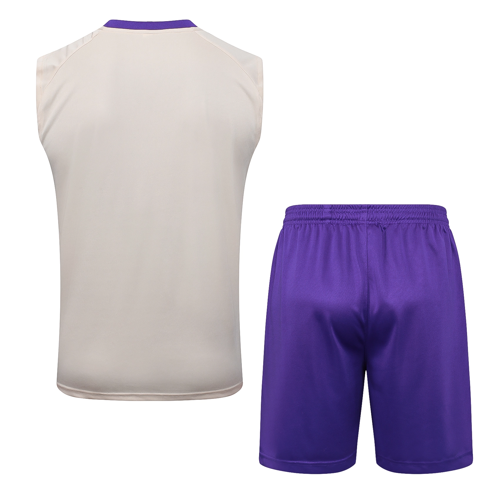 Real Madrid Sleeveless Training Kit White 2025/26 - Image 2