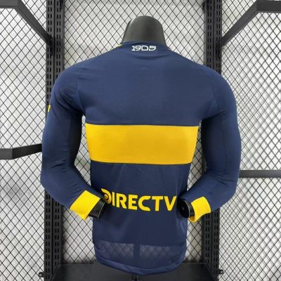 Alternative view of Boca Juniors Soccer Jersey Home Long Sleeve Shirt 2025/26