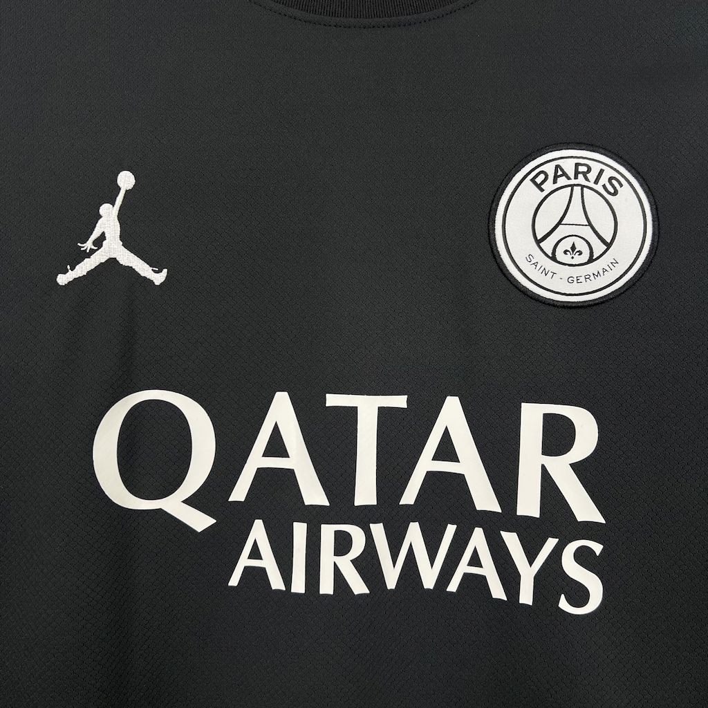 PSG Football Jersey Black Special Edition Custom Shirt 2024/25 - Image 5